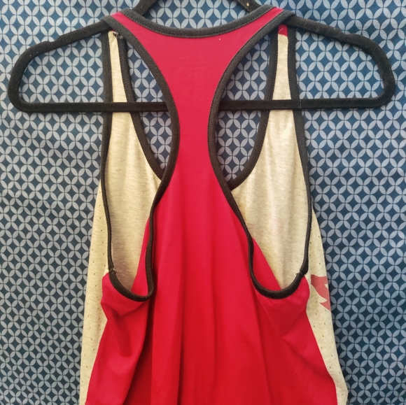 NFL Team Apparel - Women's red and grey Arizona Cardinals tank top. Size - XL - Picture 6 of 7